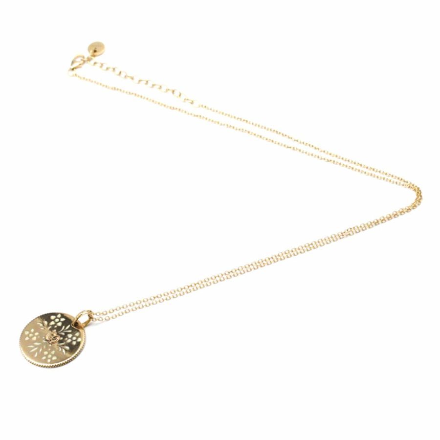 【日本直送】拋光 GUCCI GG Blooms 18K 玫瑰金吊墜項鍊 BF560633-8