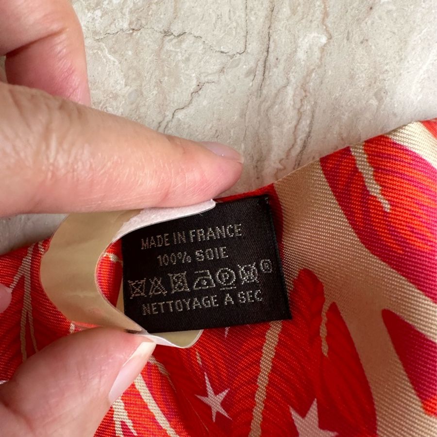 Hermes 愛馬仕twilly熱門爆款🔥瑪雅叢林橘紅色系-10