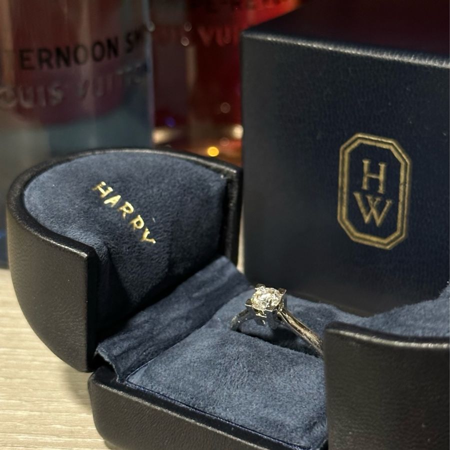 Harry Winston 經典HW 50分鑽戒-0
