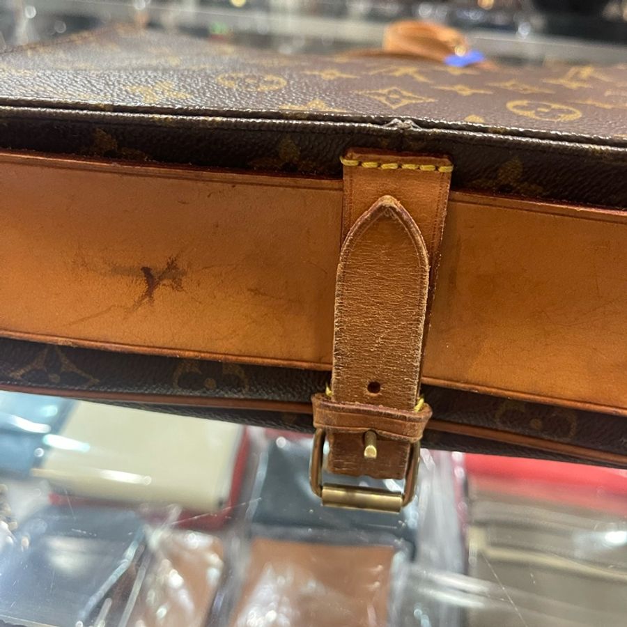 lv 復古絕版品 斜背包-8