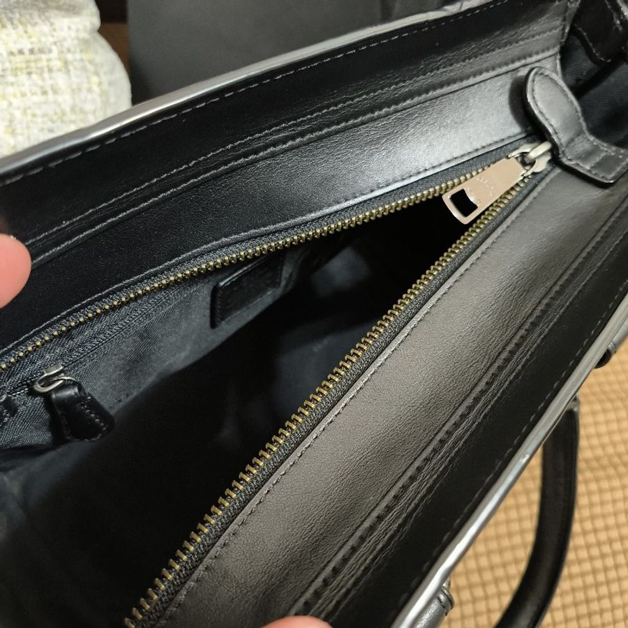 Coach 蔻馳 正櫃品項 限量款 消光黑金屬 手提托特-9