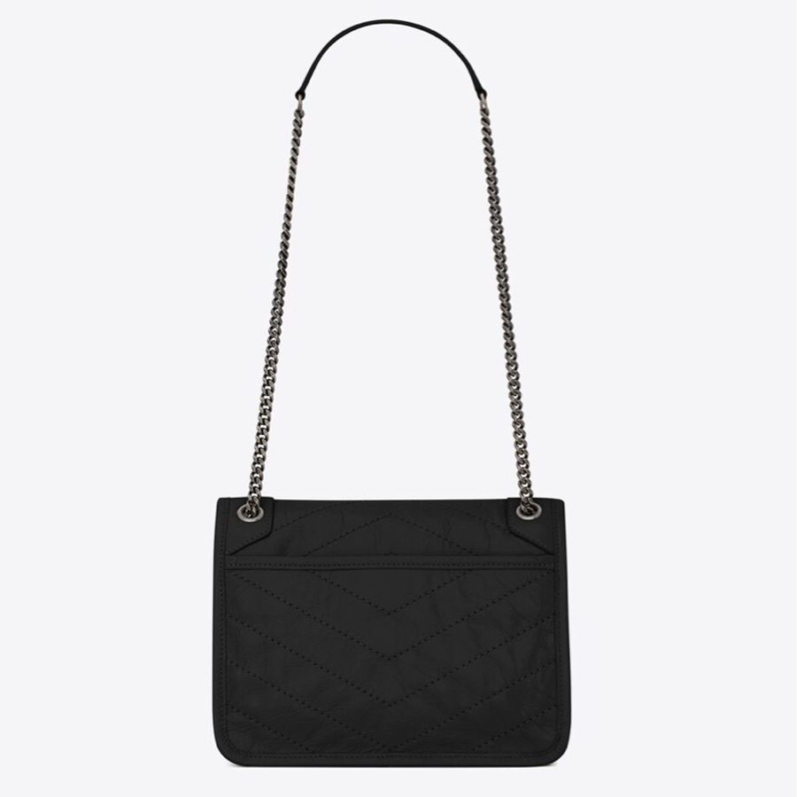 YSL BABY NIKI 小號 (褶皺復古皮革BABY手袋)-1
