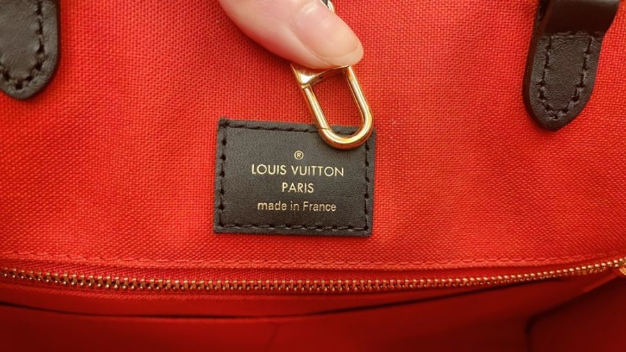 Lv OntheGo MM雙色雙面可手提可肩背購物包 托特包 M45321-28
