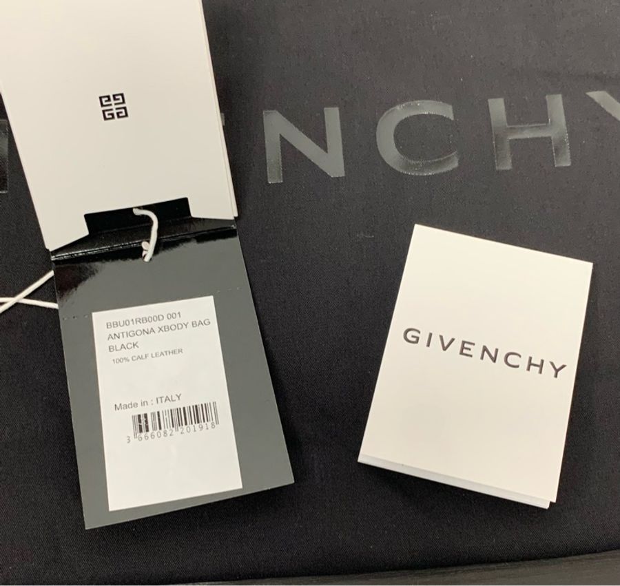 Givenchy Black Antigona Vertical Mini Leather Cross Body Bag迷你斜背肩背包(男女皆可用)-9