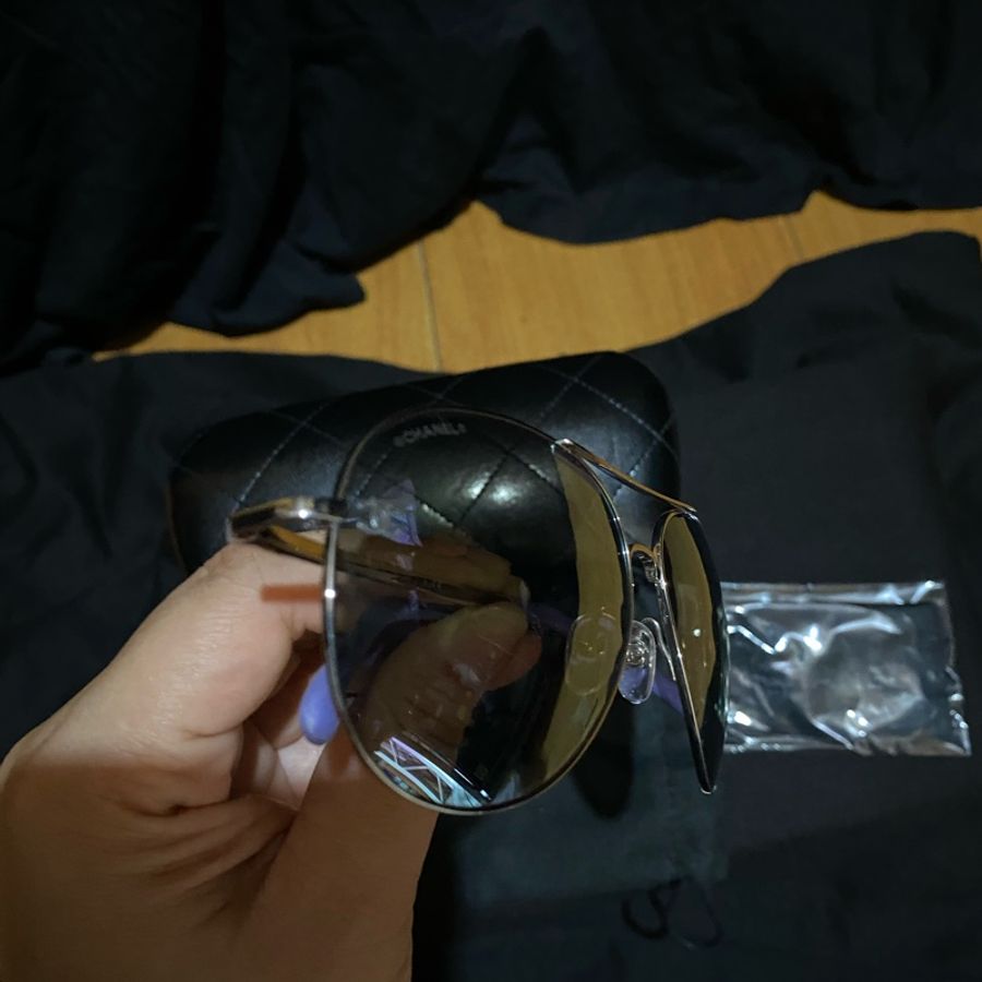 Chanel 紫色系墨鏡-13