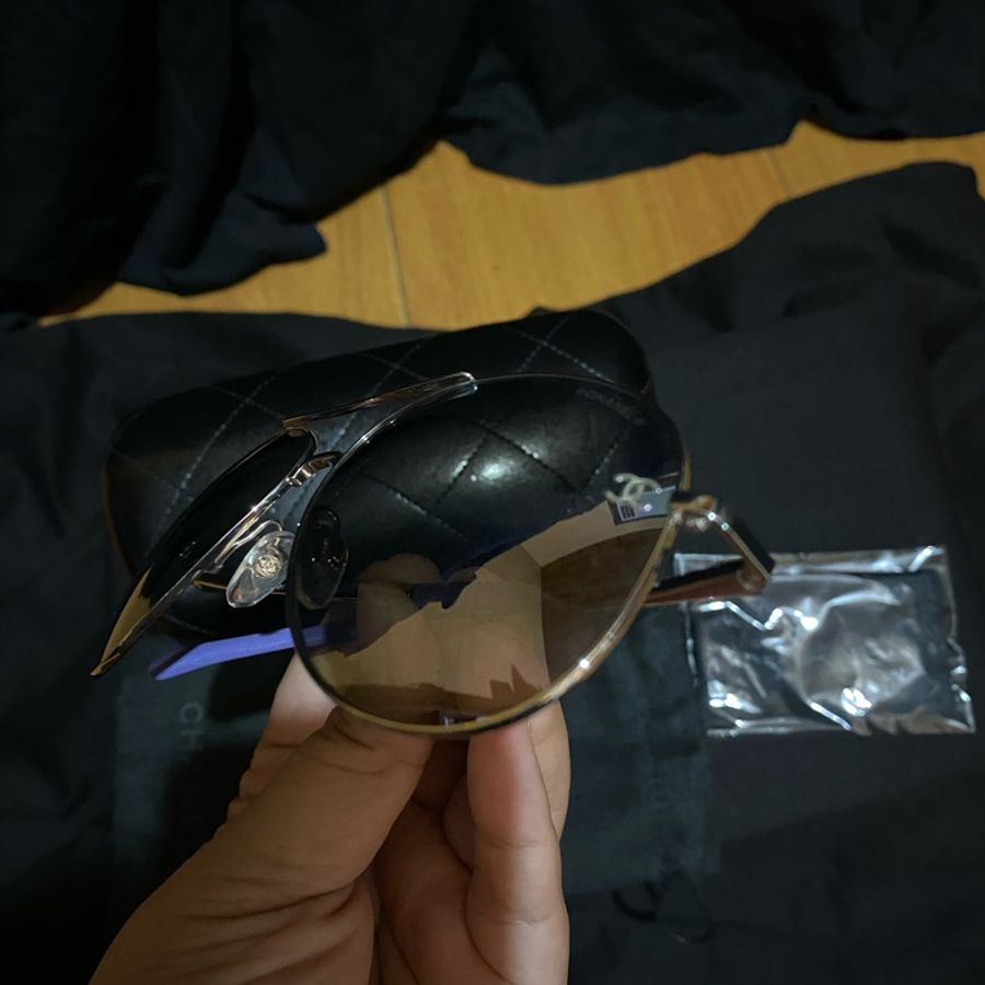 Chanel 紫色系墨鏡-15