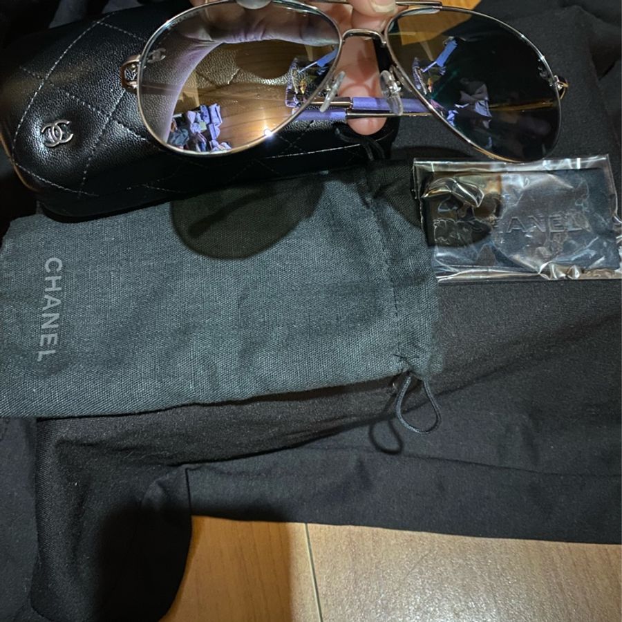 Chanel 紫色系墨鏡-21