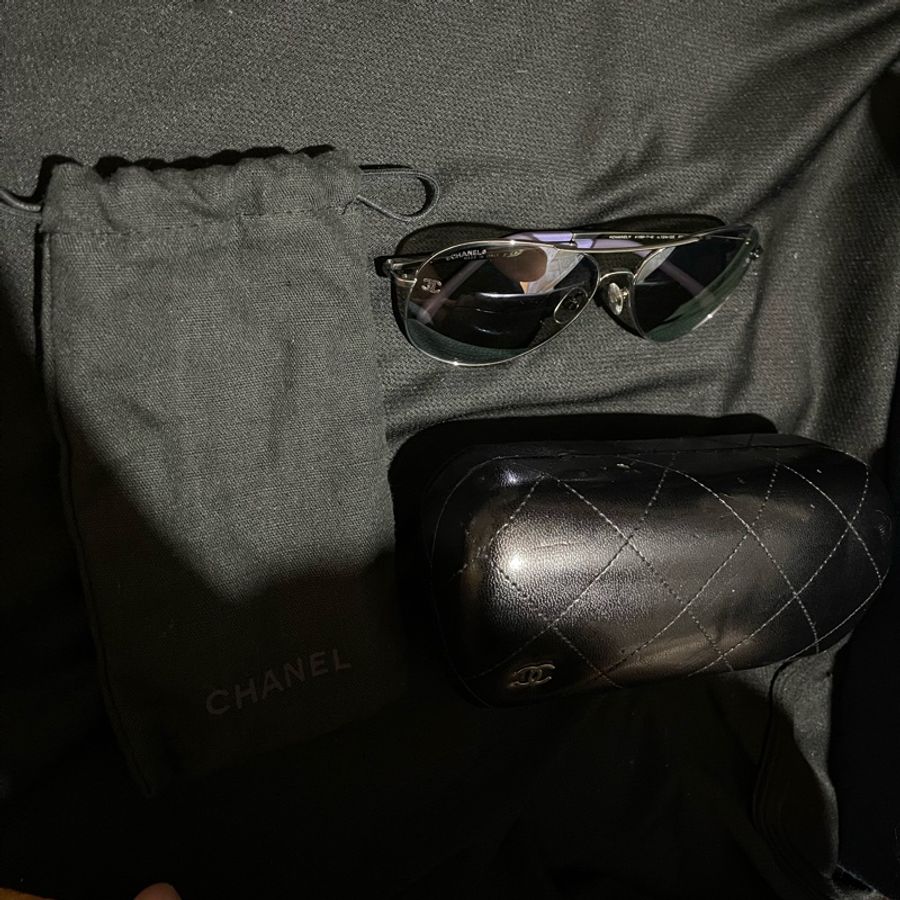 Chanel 紫色系墨鏡-23