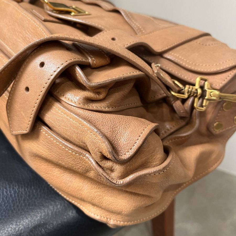 PS1 medium bag 經典駝色-14