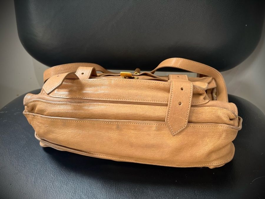 PS1 medium bag 經典駝色-16