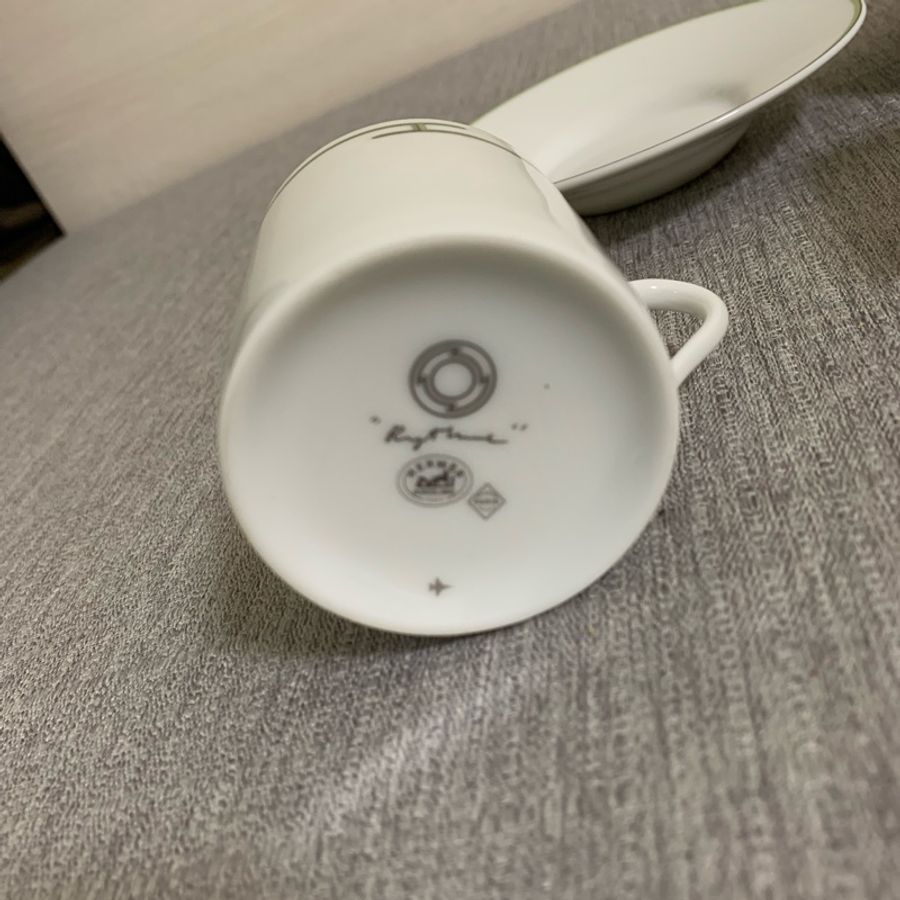 HERMES 濃縮咖啡杯組 綠紅-6