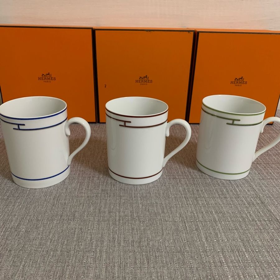 Hermes 馬克杯 紅色-0