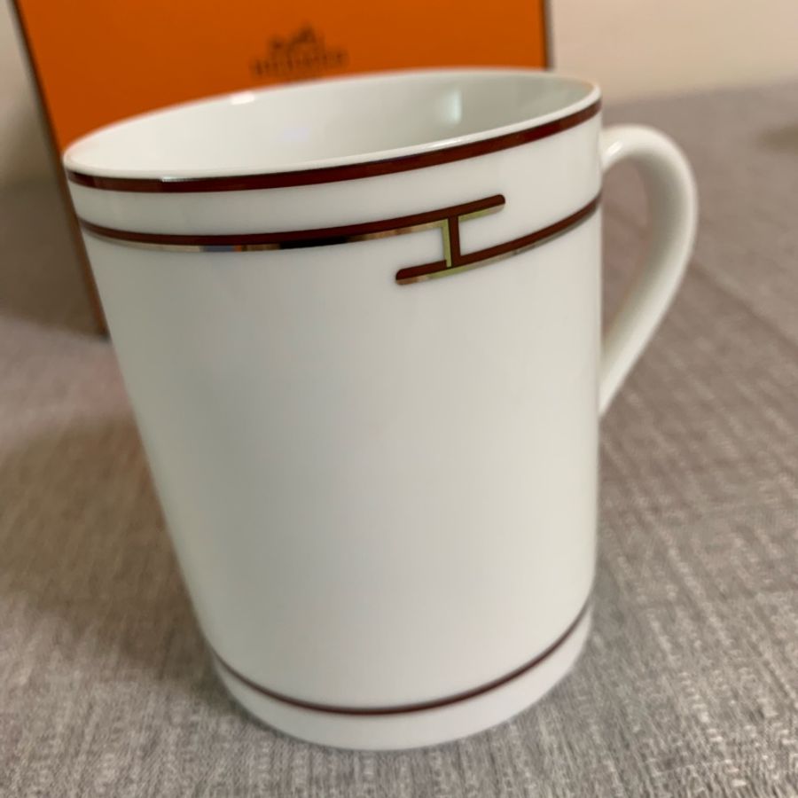 Hermes 馬克杯 紅色-3
