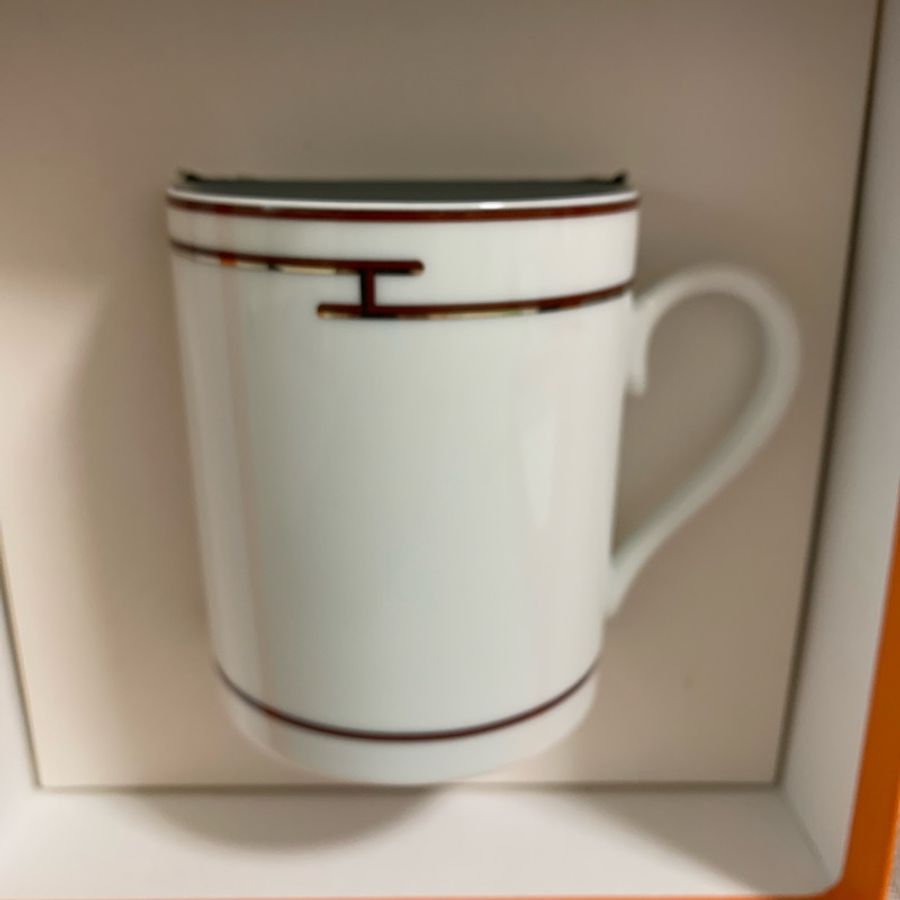 Hermes 馬克杯 紅色-5