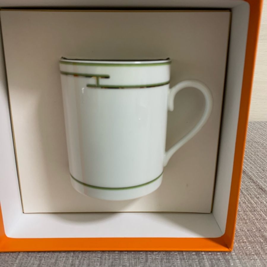 Hermes 馬克杯 綠色-5