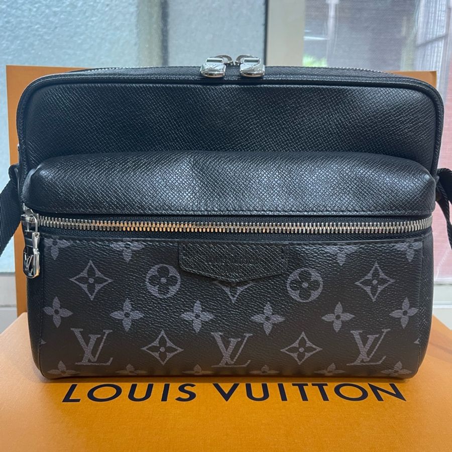 LV Outdoor黑老花郵差包（全新❗️高雄漢神百貨購入❗️配件全部都在）-5