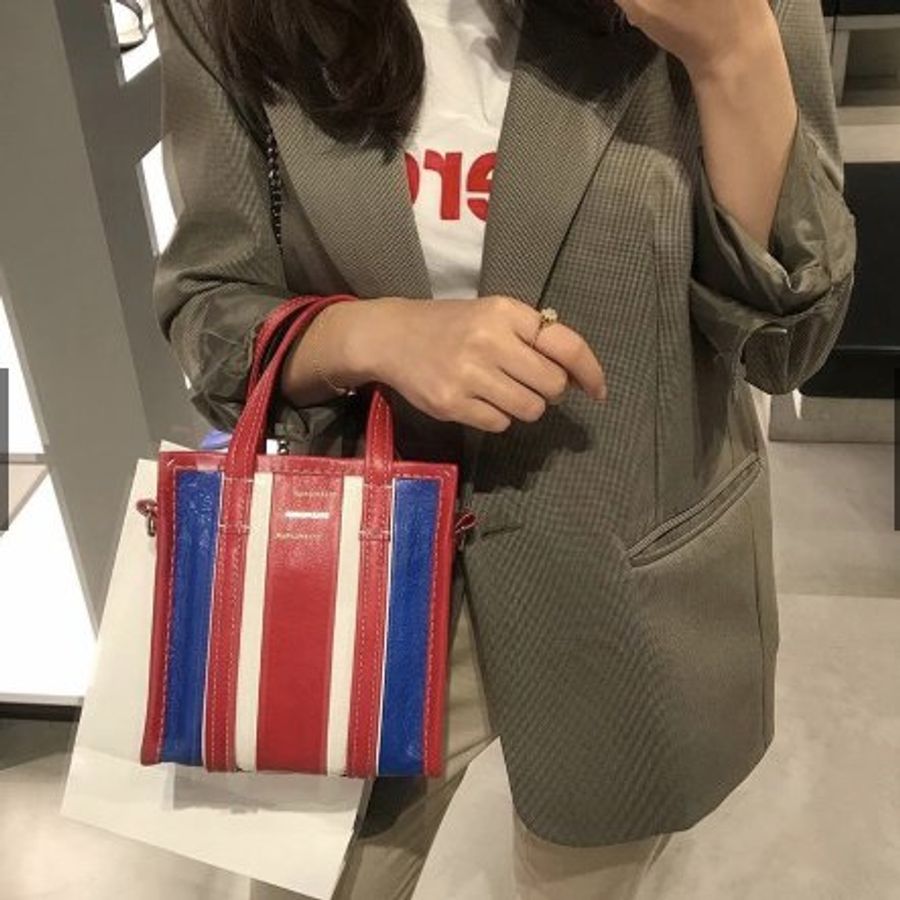 Balenciaga 巴黎世家 Bazar XXS 自然皺褶小羊皮 2用購物包《促銷出清最低折扣》-2