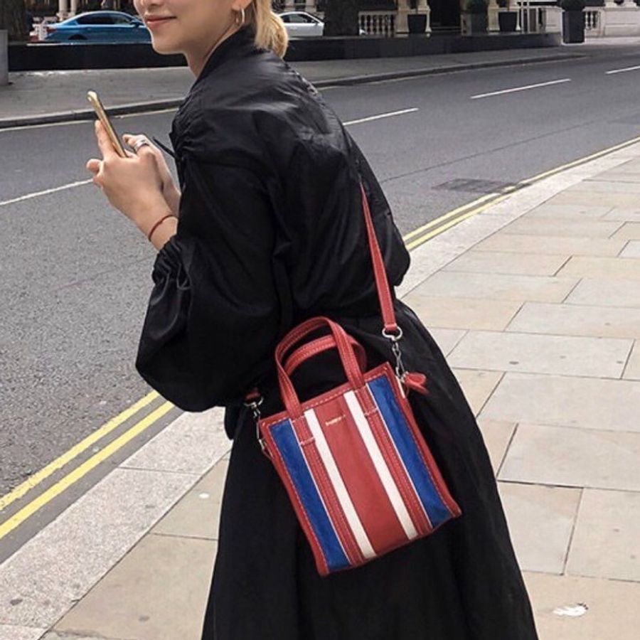 Balenciaga 巴黎世家 Bazar XXS 自然皺褶小羊皮 2用購物包《促銷出清最低折扣》-1
