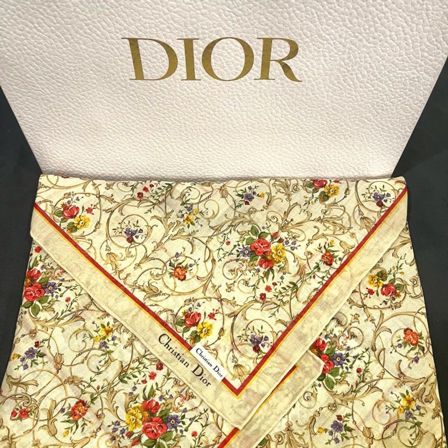 全新閒置Dior花園老件絲巾-7