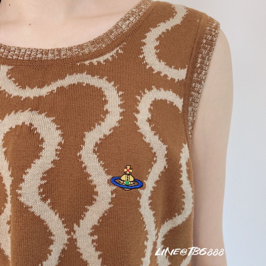 Vivienne Westwood Squiggle Vest 土星刺繡背心-3