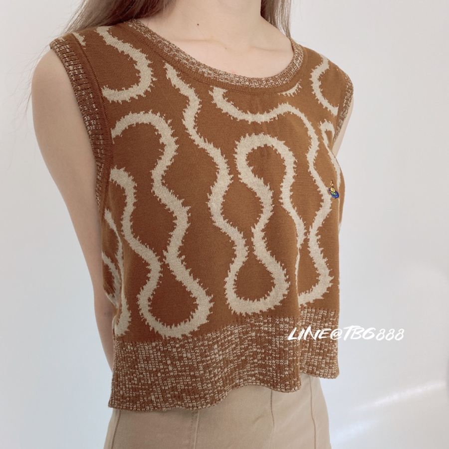 Vivienne Westwood Squiggle Vest 土星刺繡背心-5