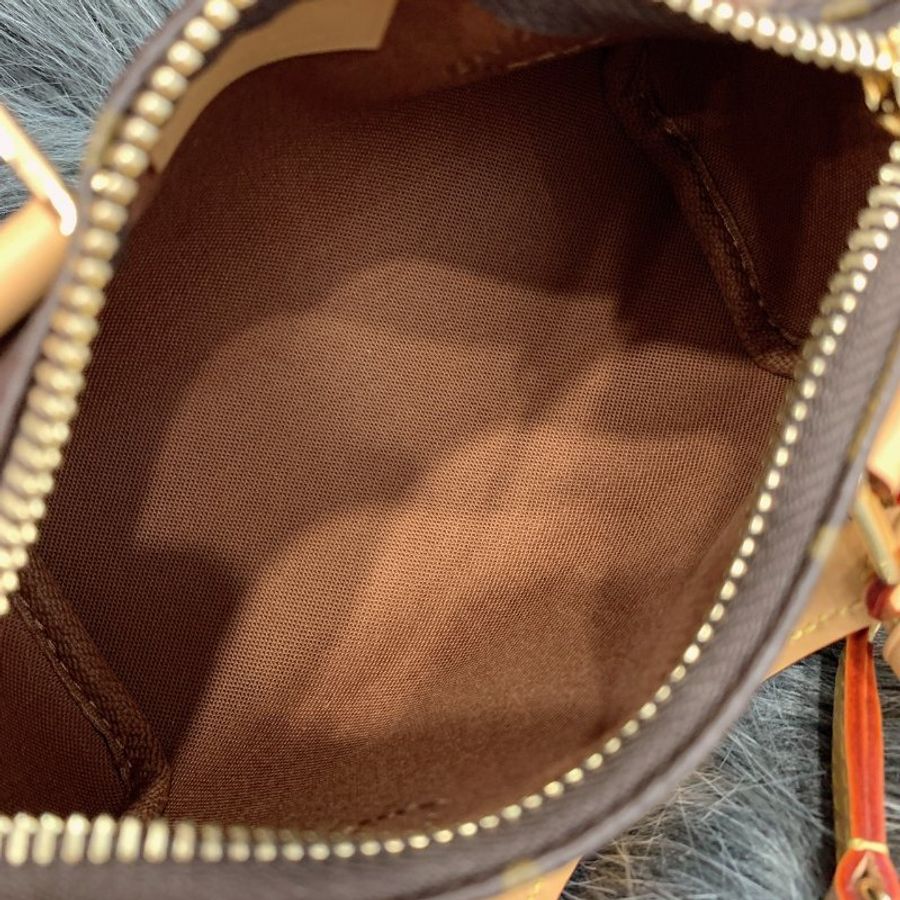 Louis Vuitton LV 老花字紋 Nano Speedy迷你波士頓包/手提包/斜背包-6