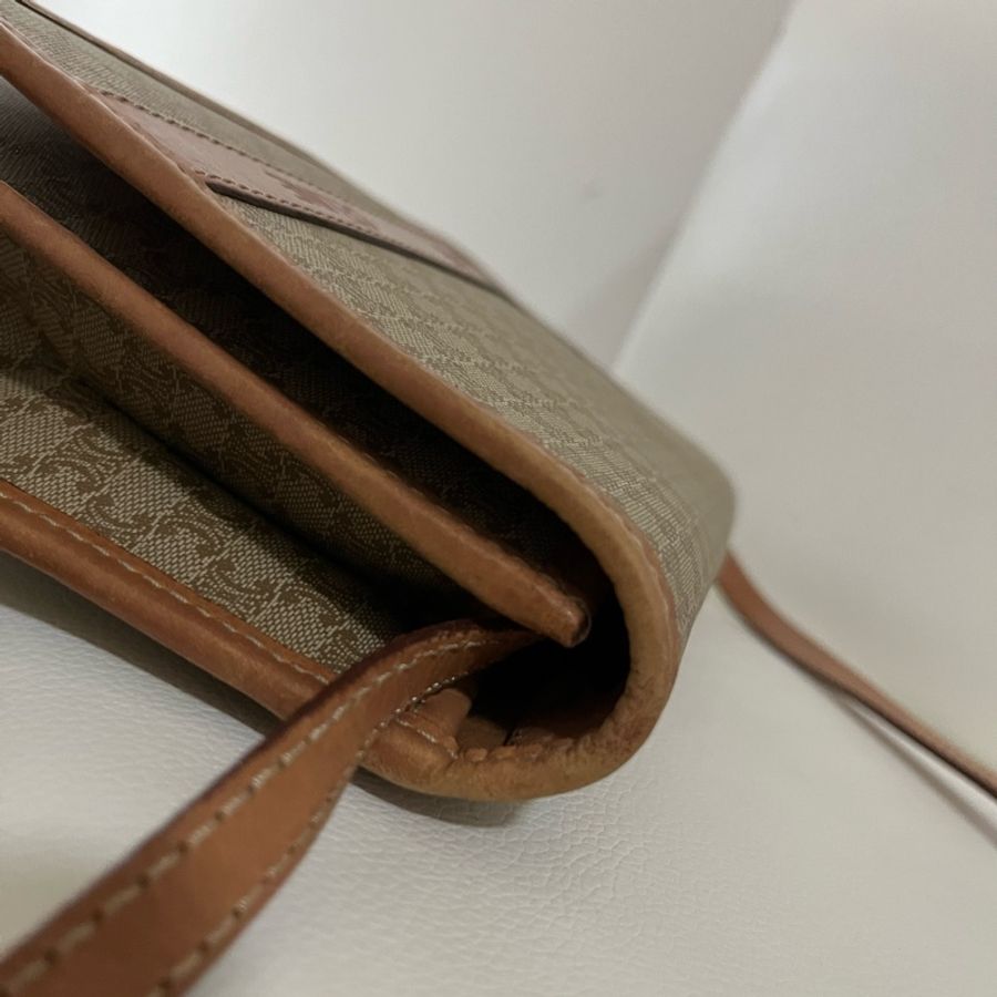 Celine Vintage 奶油老花信封包-8