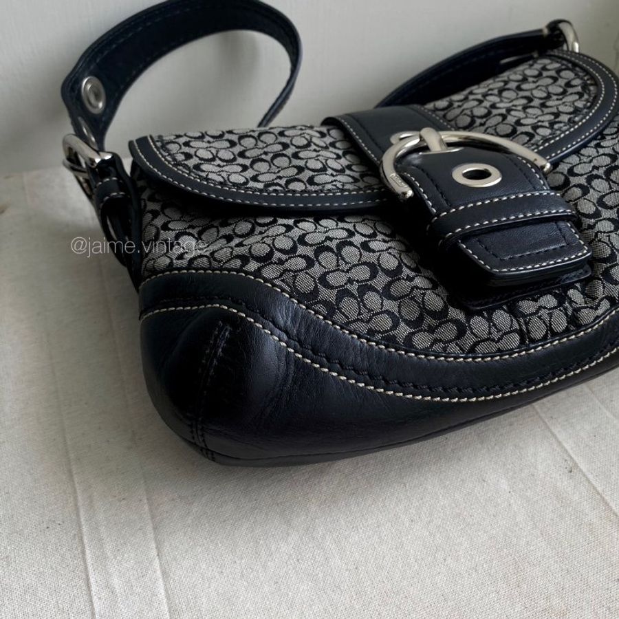 保留中 J’aime Vintage | Coach Vintage Soho Bag - Small 老花腋下包 2007年製-3