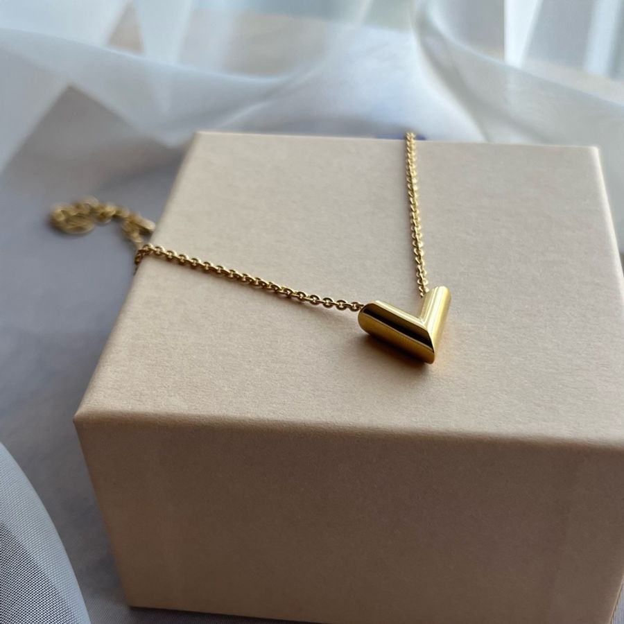 Louis Vuitton LV項鍊 V型項鍊-0