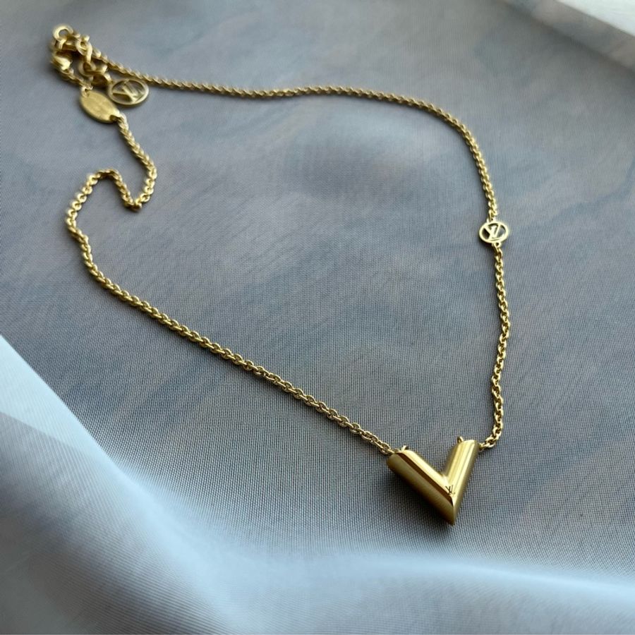 Louis Vuitton LV項鍊 V型項鍊-4