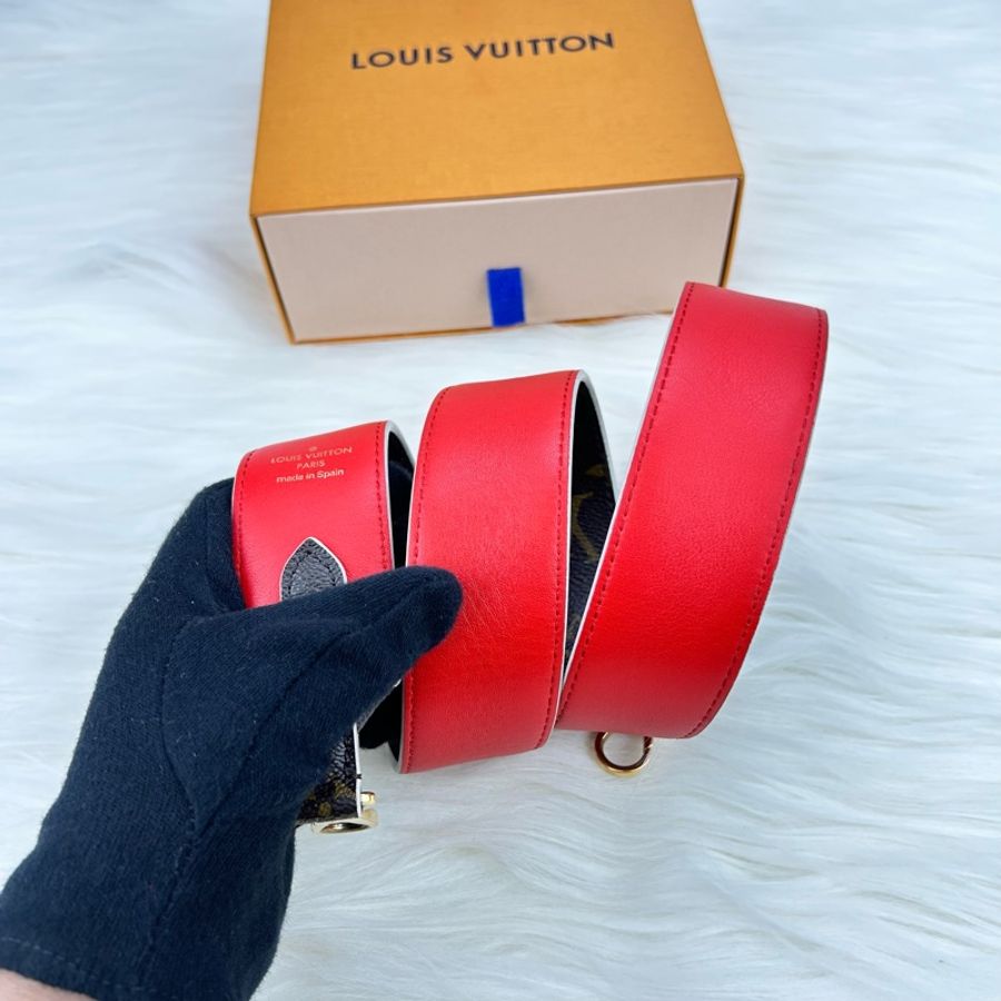 LV MONOGRAM 肩帶 背帶(紅色)-11