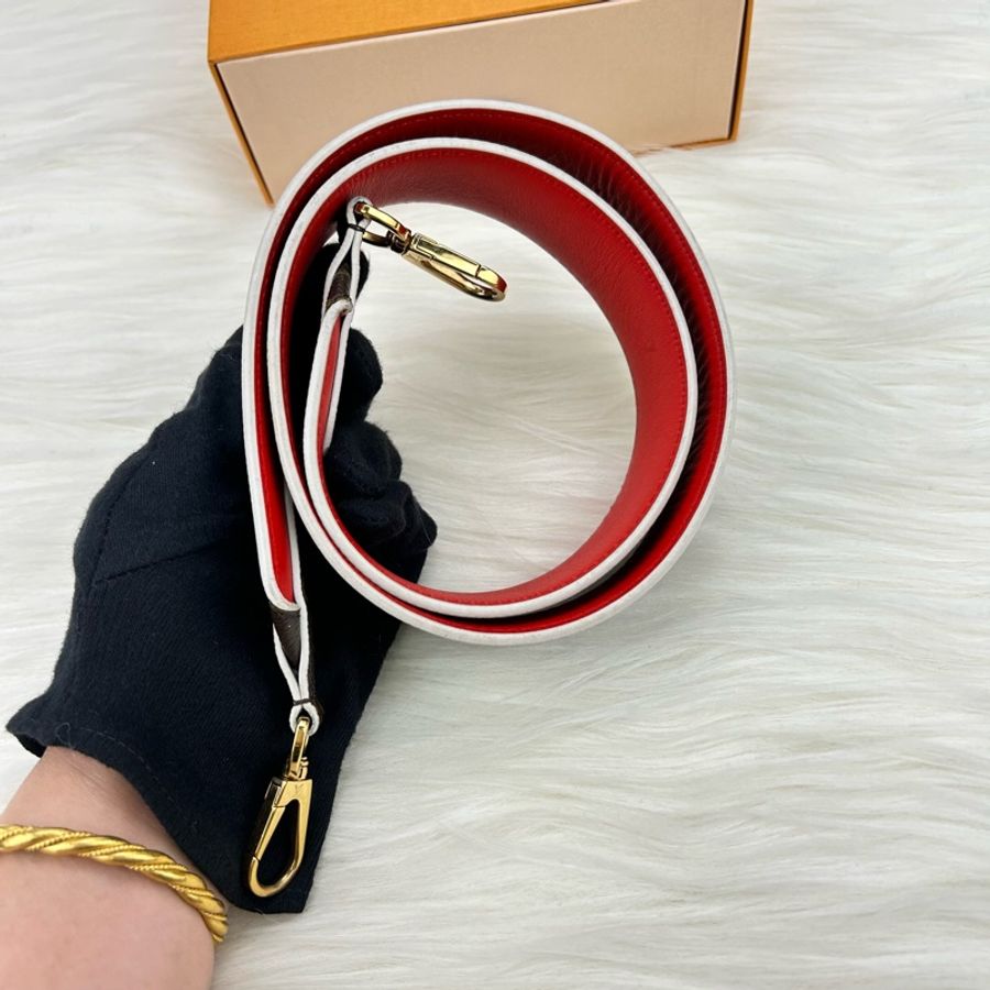 LV MONOGRAM 肩帶 背帶(紅色)-17