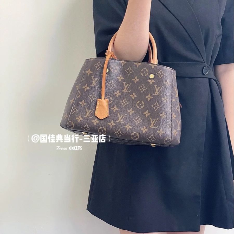 Louis Vuitton 路易威登 M41055 經典MONTAIGNE BB #蒙田包 / #斜背包 / #肩背包-4