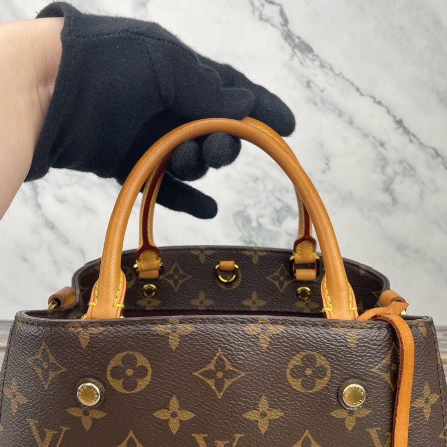 Louis Vuitton 路易威登 M41055 經典MONTAIGNE BB #蒙田包 / #斜背包 / #肩背包-17