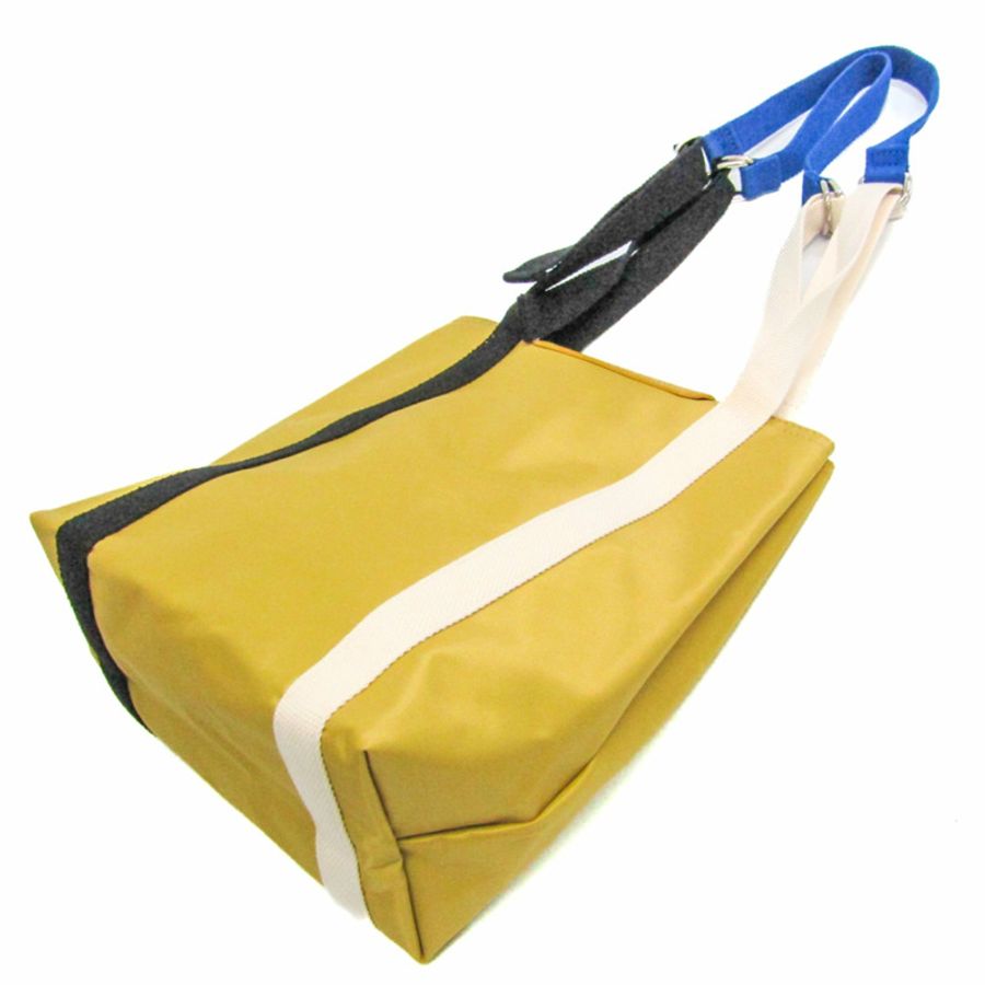 【日本直送】Longchamp Le Pliage 10203HCC452 Replay S 女士聚酰胺帆布手提包黃色-1