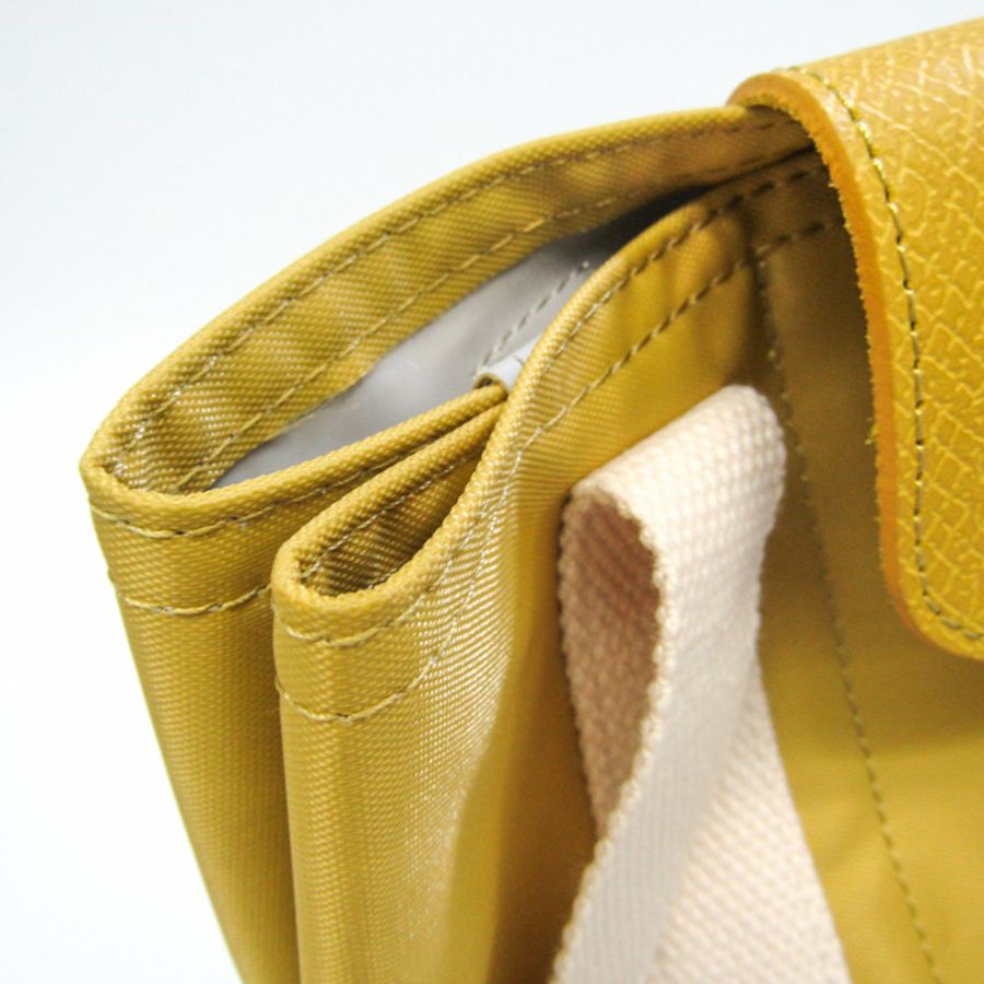 【日本直送】Longchamp Le Pliage 10203HCC452 Replay S 女士聚酰胺帆布手提包黃色-5