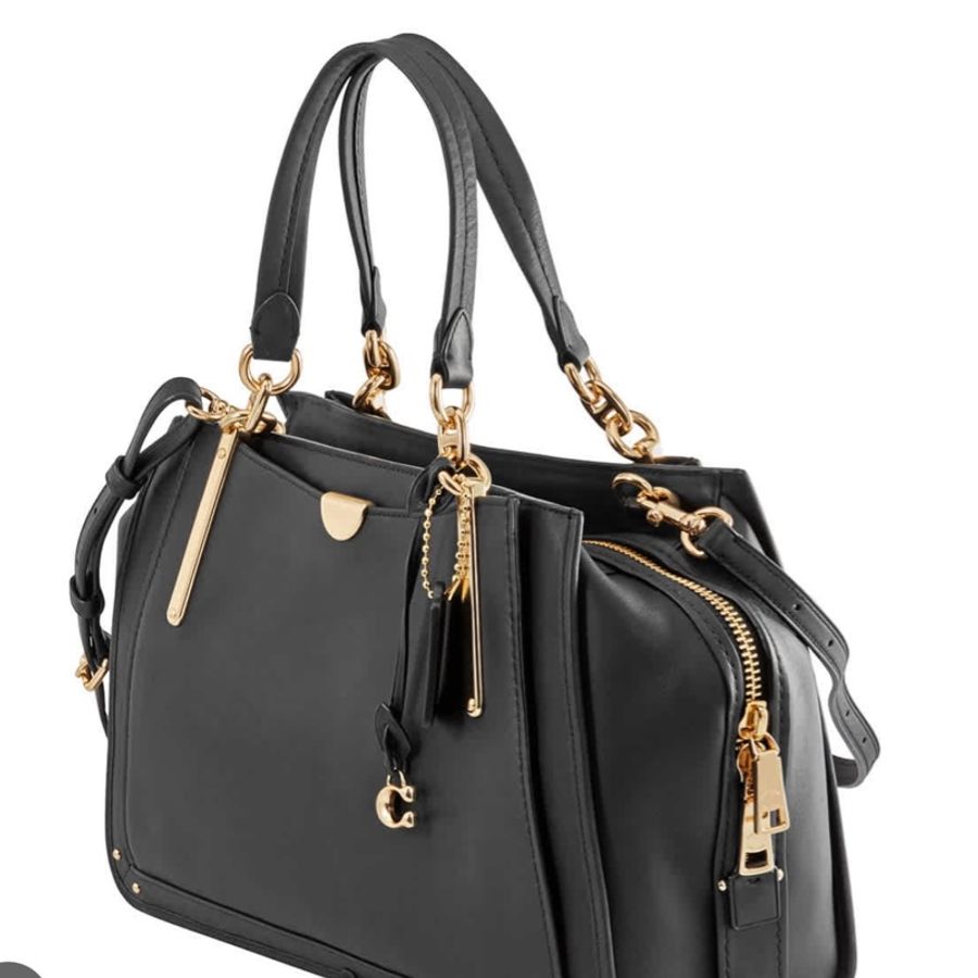 Coach Li/Black Ladies Dreamer 36 Satchel-1
