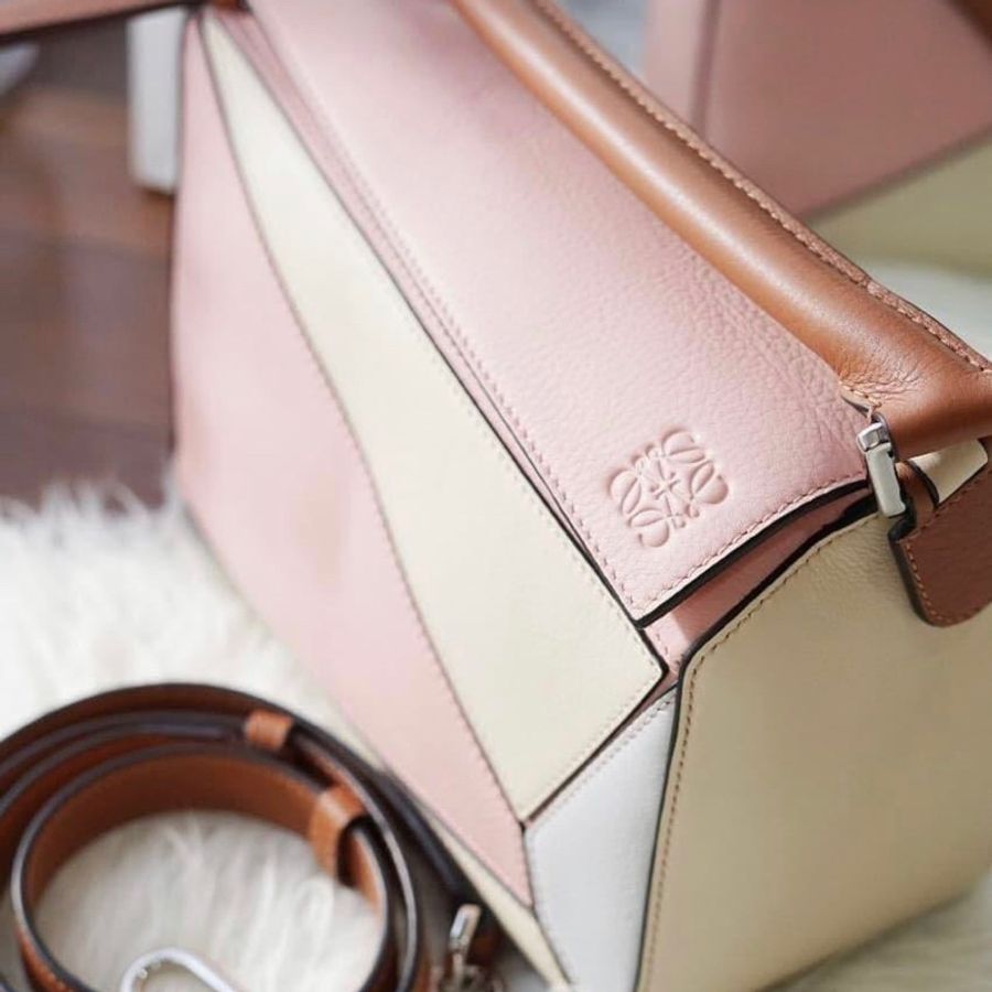 Loewe x Paula’s Ibiza Puzzle Small 冰淇淋色➡️水蜜桃粉牛奶 限定款-4