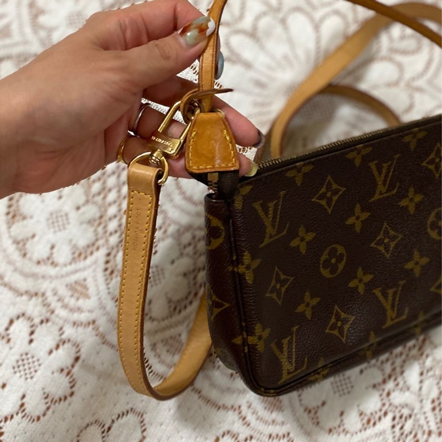LV 麻將包(日本東京二手精品拍賣會現場帶回)-14