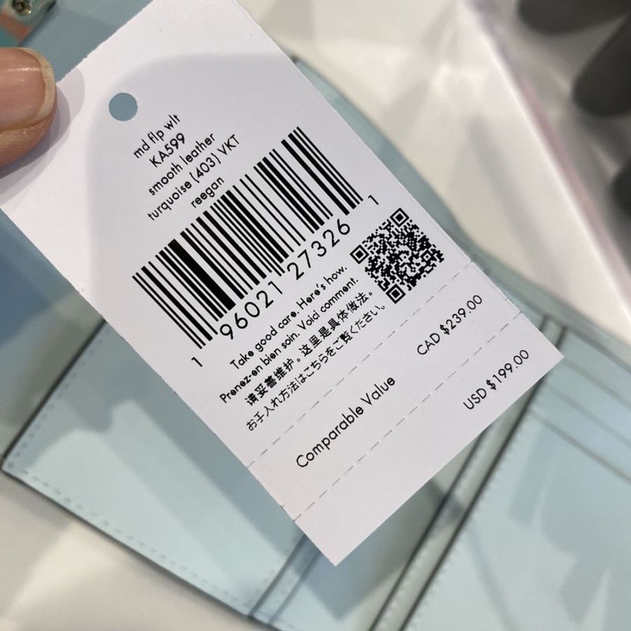 全新Kate Spade皮夾/短夾/Tiffany 藍/ 清新藍-2
