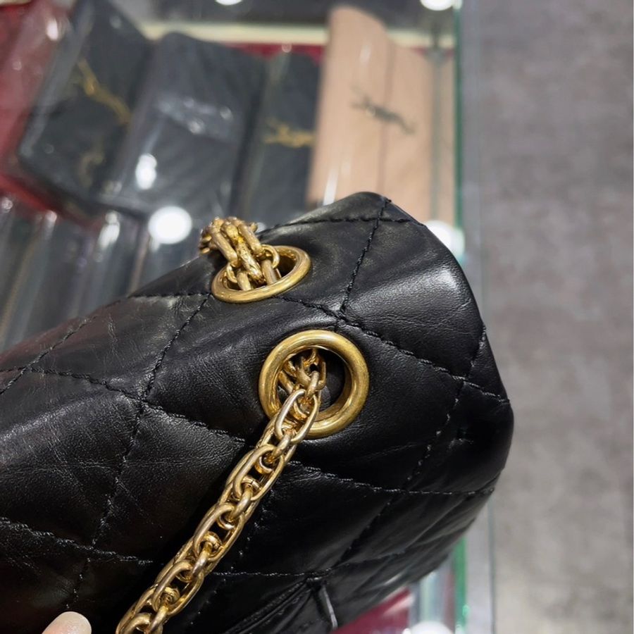 【CEO時尚衣櫥】Chanel香奈兒2.55黑金經典款-3