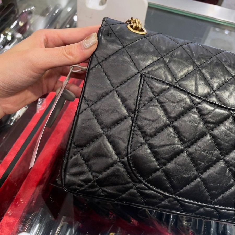 【CEO時尚衣櫥】Chanel香奈兒2.55黑金經典款-8