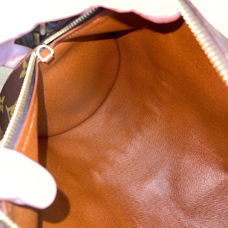 Louis Vuitton 老花皮紅papillon 30cm 圓筒子母包💖-17