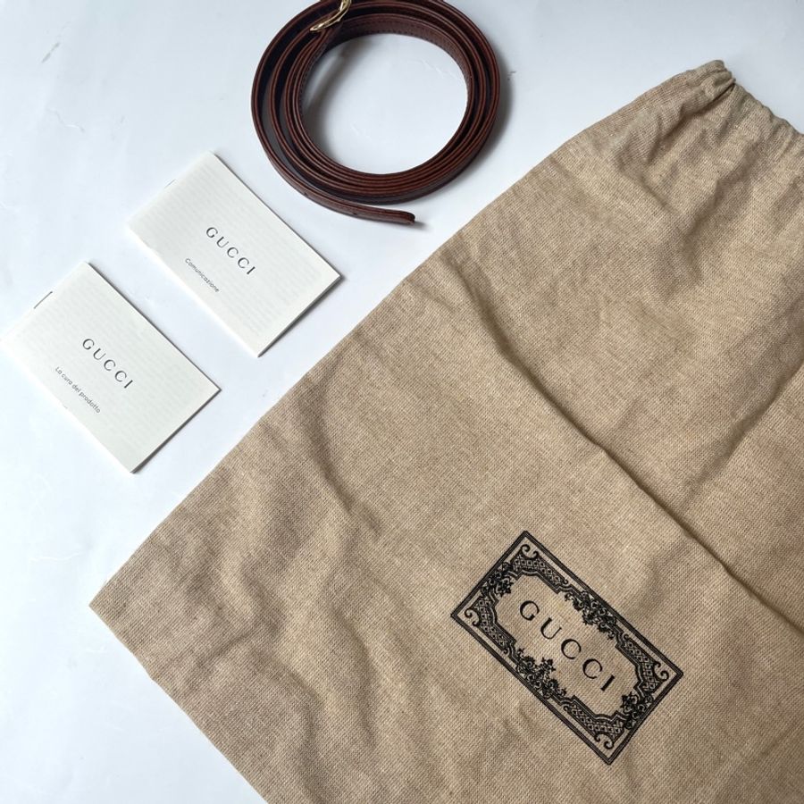 Gucci Jackie 1961 mini丹寧兩用包-7