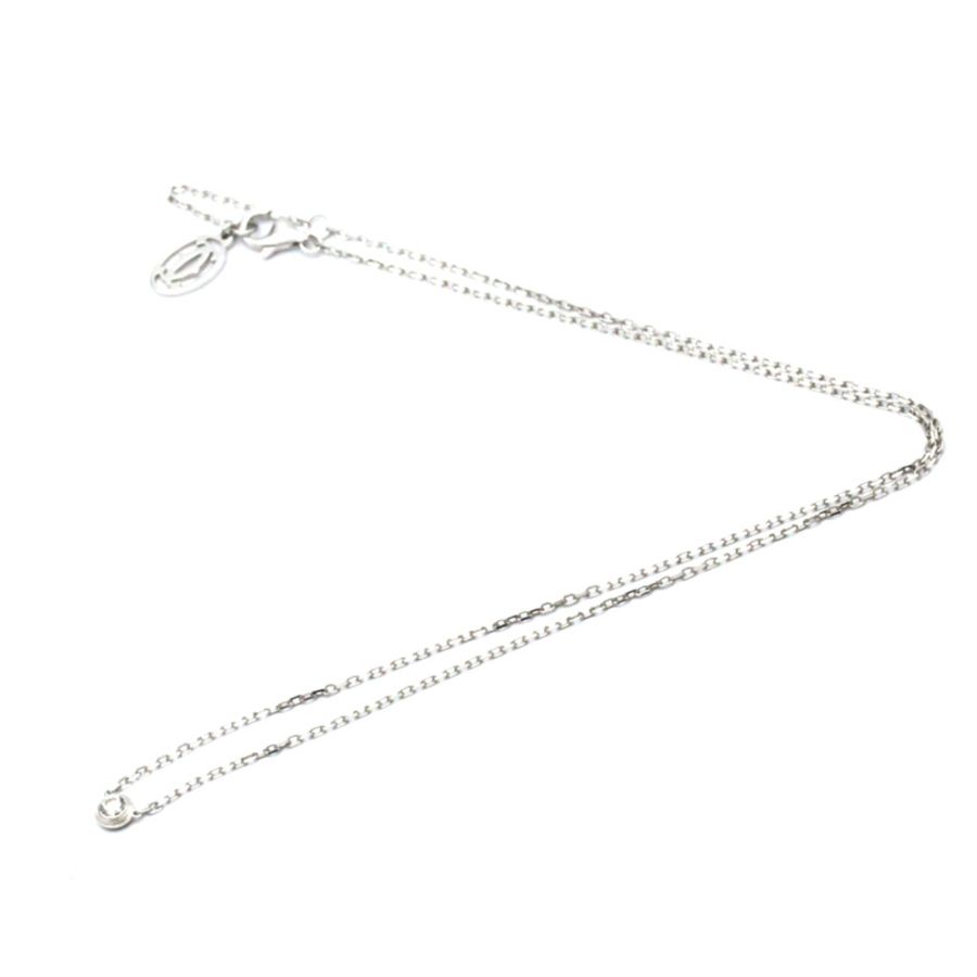 【日本直送】Cartier Diamants Légers De Cartier B7215900 白金 (18K) 鑽石男士、女士時尚吊墜項鍊克拉/0.09(銀)-7