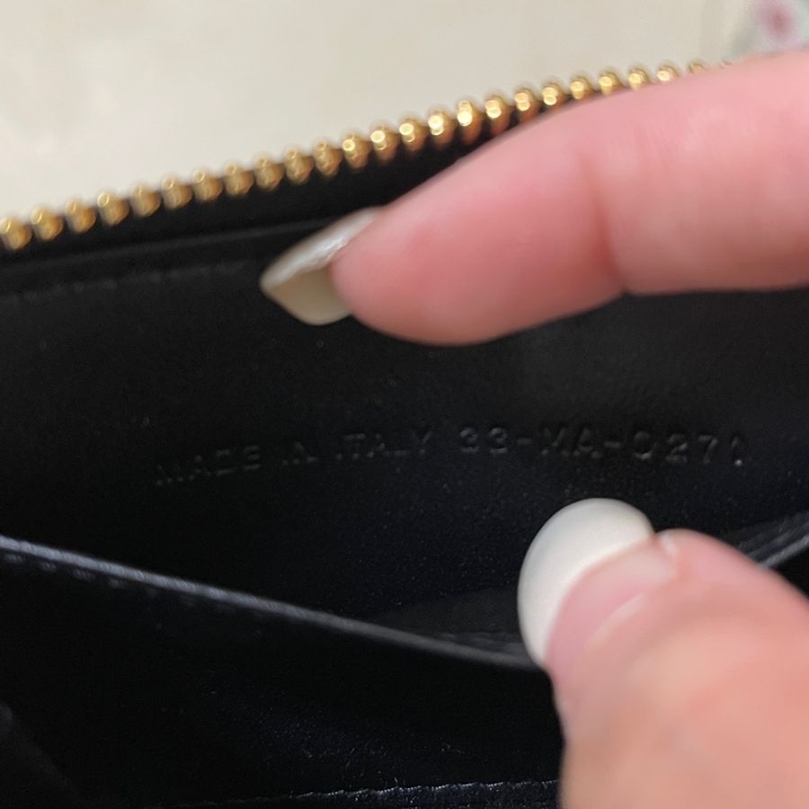 DIOR Caro新款柔軟小牛皮Cannage 藤格紋圖案縫線 卡片零錢包-31