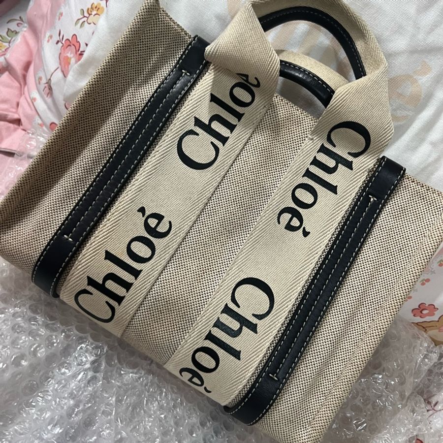 Chloe手提肩背兩用包黑色(保證正品)-12