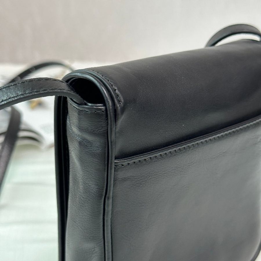 BALENCIAGA 金屬b字黑色小方包 (男女可背)-11