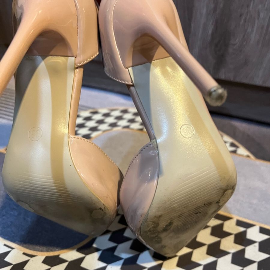 裸色韓店精品尖頭高跟鞋👠-4
