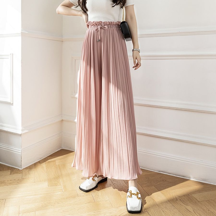 👖👖黑色壓紋闊腿褲👖👖-7